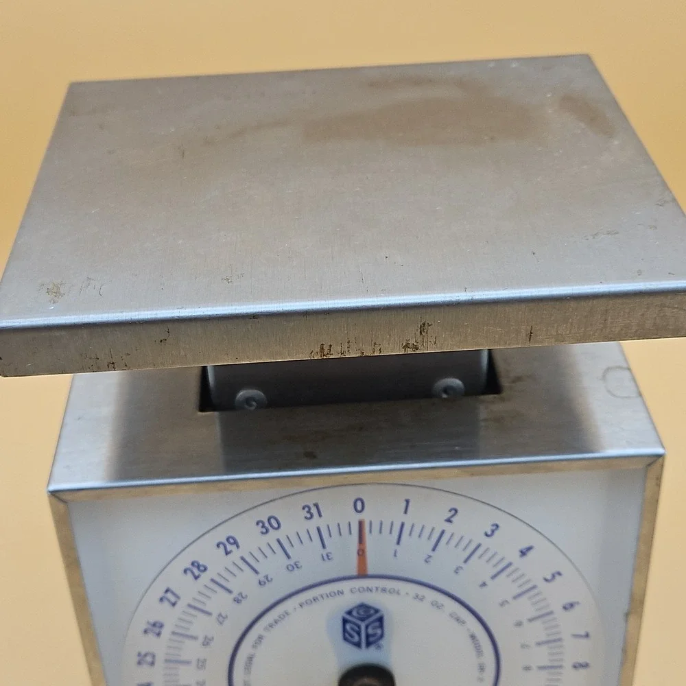 Vintage Sysco Kitchen‎ Weight Food Scale 32 Oz SR-2 Made In USA Metal